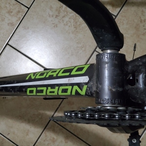 2017 Norco Bikes Charger 29" DB Alloy XC Frame Black and Green