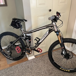 2012 Trek Fuel EX 9 Silver, gray or bare metal
