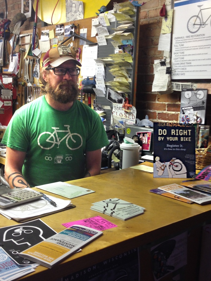 Jeff, owner of Revolution Cycles in Madison