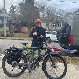 2022 Benno escout cargo bike (rear storage) Black