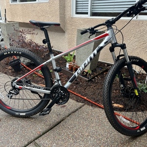 2019 Giant Talon 3 Silver, gray or bare metal