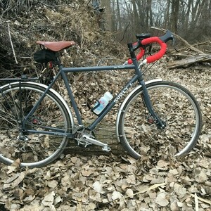 2017 Surly Disc Trucker Silver, gray or bare metal