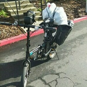 2019 Ancheer Folding 16" 250w commuterebike Black