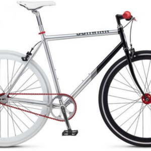 2011 Schwinn Madison Silver, gray or bare metal, Red, and Black