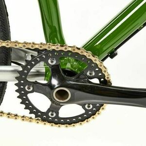 2018 Van Dessel Country Road Bob Silver, gray or bare metal and Green