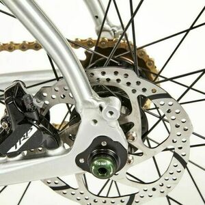 2018 Van Dessel Country Road Bob Silver, gray or bare metal and Green