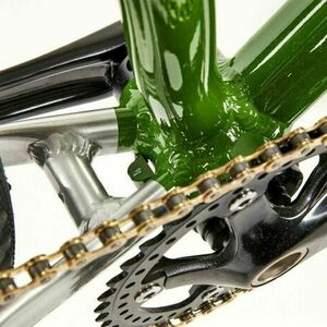 2018 Van Dessel Country Road Bob Silver, gray or bare metal and Green