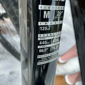 2021 Norco Bikes Fluid HT 2 stamped FLUID 92 Black, Silver, gray or bare metal, and Silver, gray ...