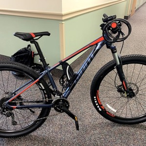 2019 Giant Blue, Orange, and Stickers tape or other cover-up