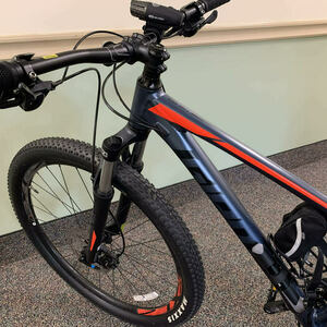 2019 Giant Blue, Orange, and Stickers tape or other cover-up