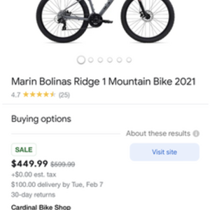 2022 Marin Bikes Idk Silver, gray or bare metal