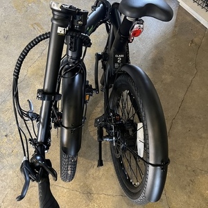 2021 Qualisports BMX size E Bike Silver, gray or bare metal