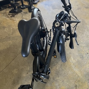 2021 Qualisports BMX size E Bike Silver, gray or bare metal