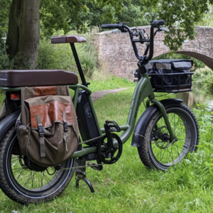 2022 Rad Power Bikes Rad Runner cargo bike (front storage) Green and Black