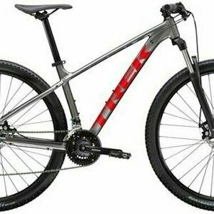2020 Trek MARLIN 4 US XS 27.5 MATTE ANTHRACITE Silver, gray or bare metal and Red
