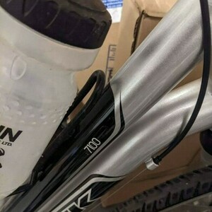 2012 Trek 7100 WSD Black and Silver, gray or bare metal