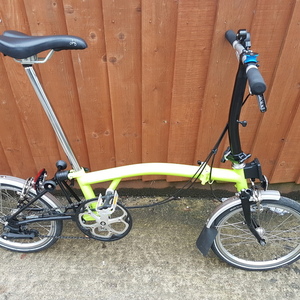 Brompton Bicycle S2L Yellow or Gold