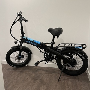 2022 Lectric eBikes XP™ 3.0 Black Long-Range Comfort Bundle Black and Blue