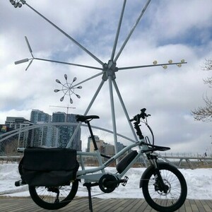 Blue Bike, Yuba Fastrack Electric Cargo Bike Blue