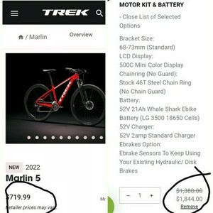 2022 Trek Marlin 5 Red