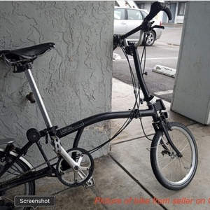 2018 Brompton Bicycle C line explore Black