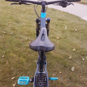 2018 Marin Bikes Hawk Hill Silver, gray or bare metal and Blue
