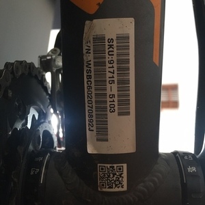 2015 Specialized Crave Silver, gray or bare metal and Orange