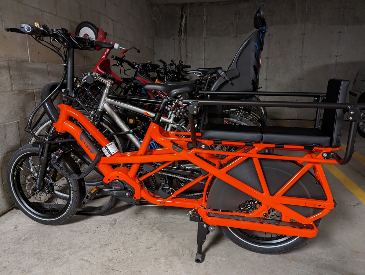 2021 Tern GSD cargo bike (rear storage)