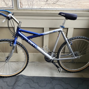 1994 Cannondale Killer V 900 Blue and Silver, gray or bare metal