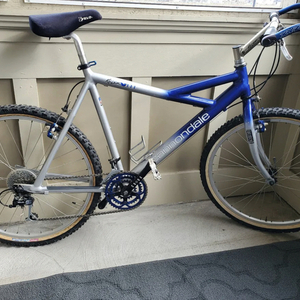 1994 Cannondale Killer V 900 Blue and Silver, gray or bare metal
