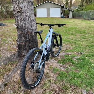 2023 Orbea WILD M10 20mph S SIL-BLU Silver, gray or bare metal and Purple