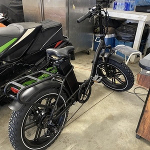 FattE-Bikes Fat Tire Folding 500W Black