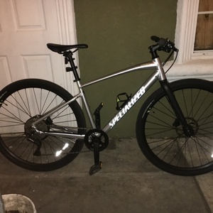 2022 Specialized Sirrus X 3.0 Silver, gray or bare metal