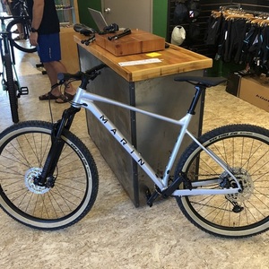 2022 Marin Bikes Team Marin 1 Silver, gray or bare metal