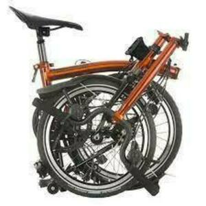 2022 Brompton Bicycle H6L Superlight P-Line Red