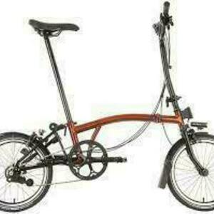 2022 Brompton Bicycle H6L Superlight P-Line Red