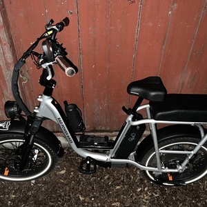 2020 Rad Power Bikes RadRunner Plus Silver, gray or bare metal