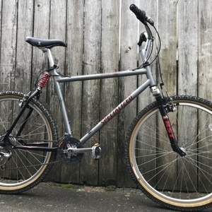 1996 Specialized Ground Control Silver, gray or bare metal