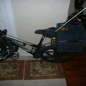 2009 Giant Silver Orange and black Black