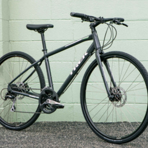 Trek FX1 Silver, gray or bare metal and Teal