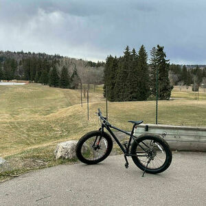 2023 Northrock all-aluminum 6061, fat bike specific ... Black and Orange