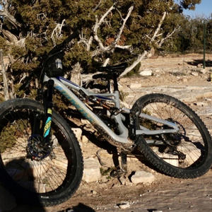 2016 Specialized Stump jumper Silver, gray or bare metal, Teal, and Blue