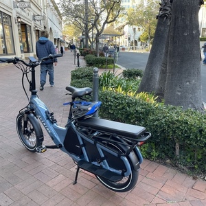 2023 Aventón Abound cargo bike (rear storage) Blue