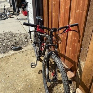 2010 Specialized Rockhopper Expert 29 Black and Silver, gray or bare metal