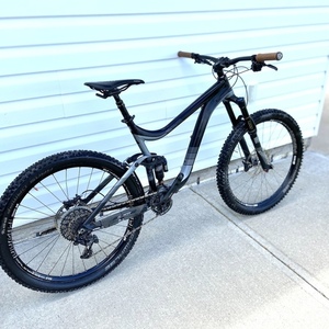 2016 Giant Reign Black and Silver, gray or bare metal