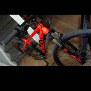 2020 Ghost Kato Red, Orange, and Black