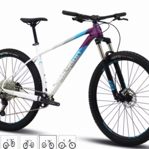 2022 Polygon Polygon ALX XC Trail 6061 - Xtrada 7 White, Purple, and Teal