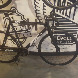 Mott Street Cycles / NYC MSC Rain (7005 Aluminum) 57cm Black