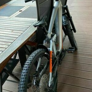 2022 Cube Fully Silver, gray or bare metal and Orange