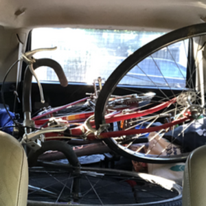 1976 Peugeot Red, Yellow or Gold, and Orange